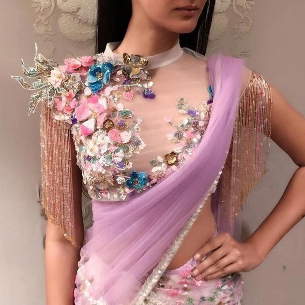 d blouse designs for saree