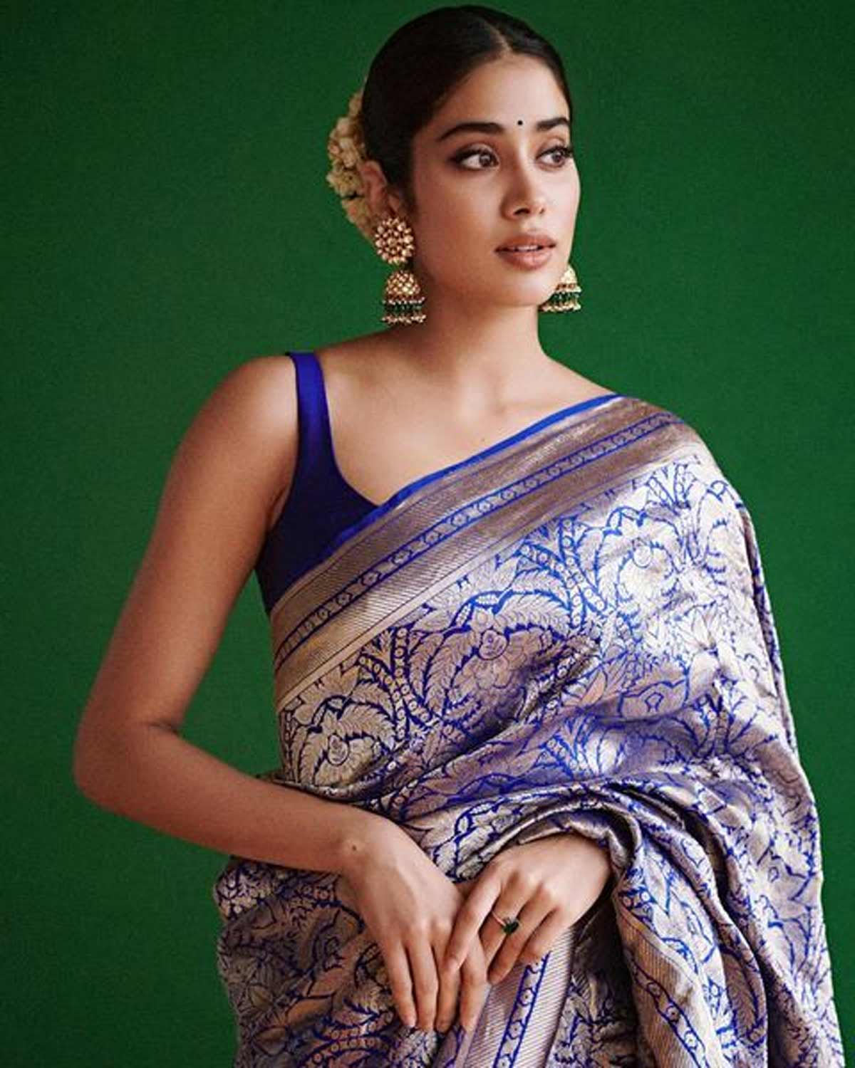 kanjivaram saree janhvi kapoor
