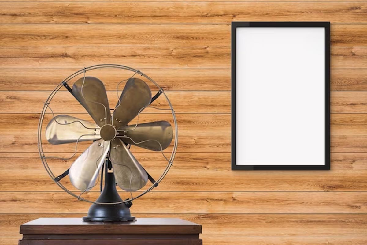 keep wet towel near fan