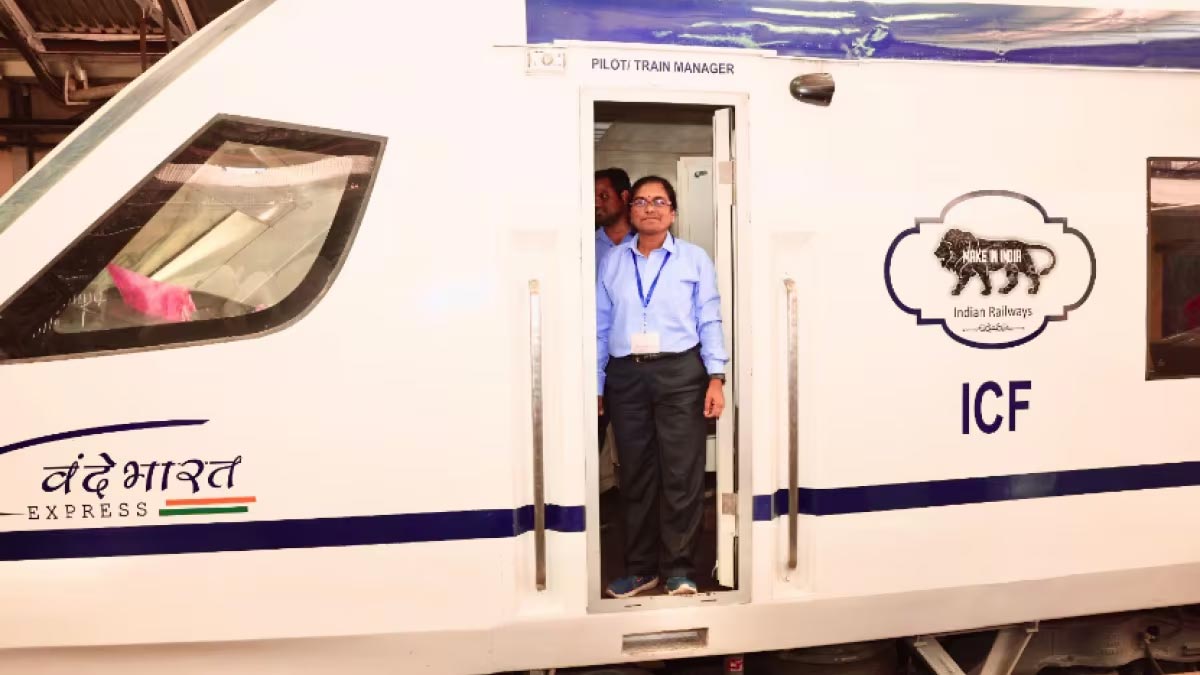 meet surekha yadav who is asias first woman loco pilot and operates vande bharat express train