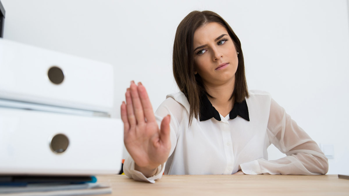 saying no to collegues