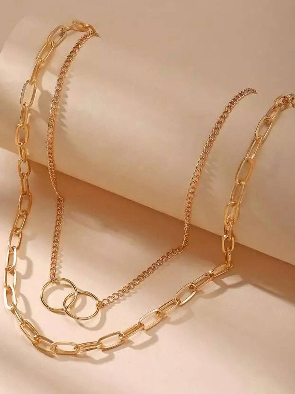 Double layer necklace