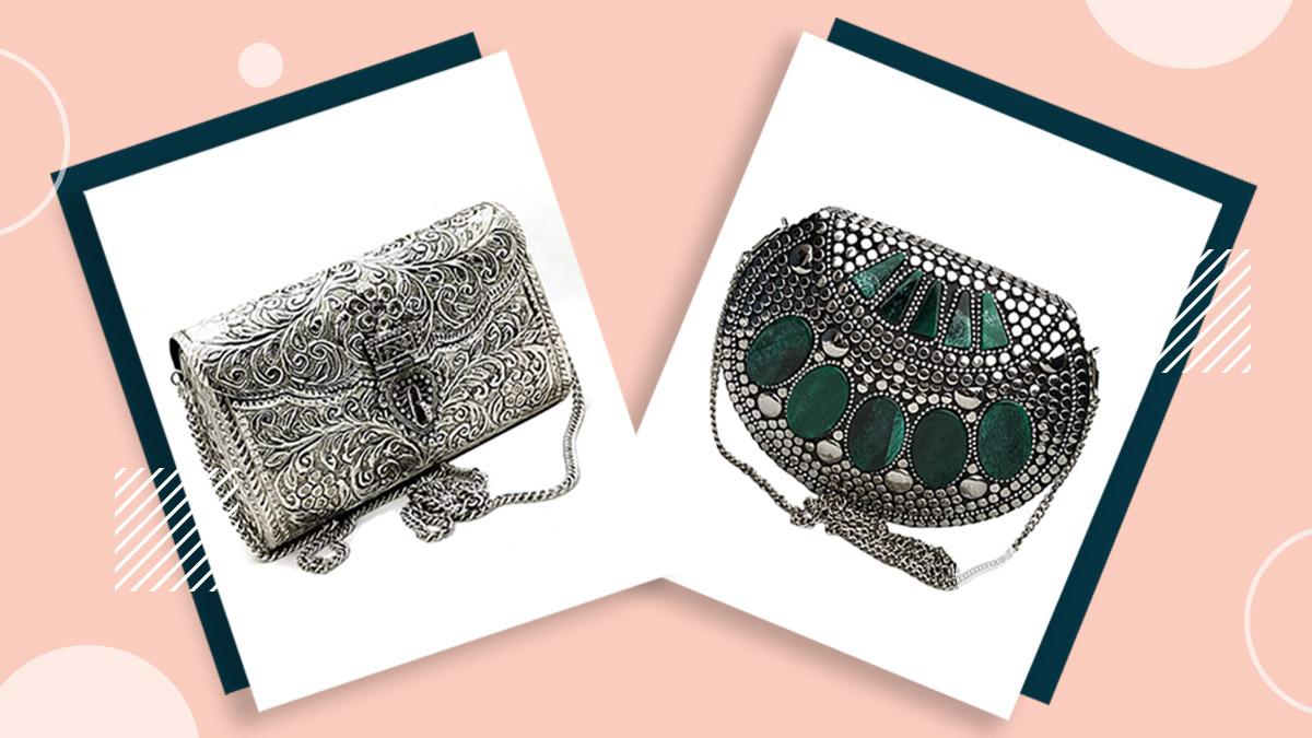 Metal sling bag in krishna nagar market