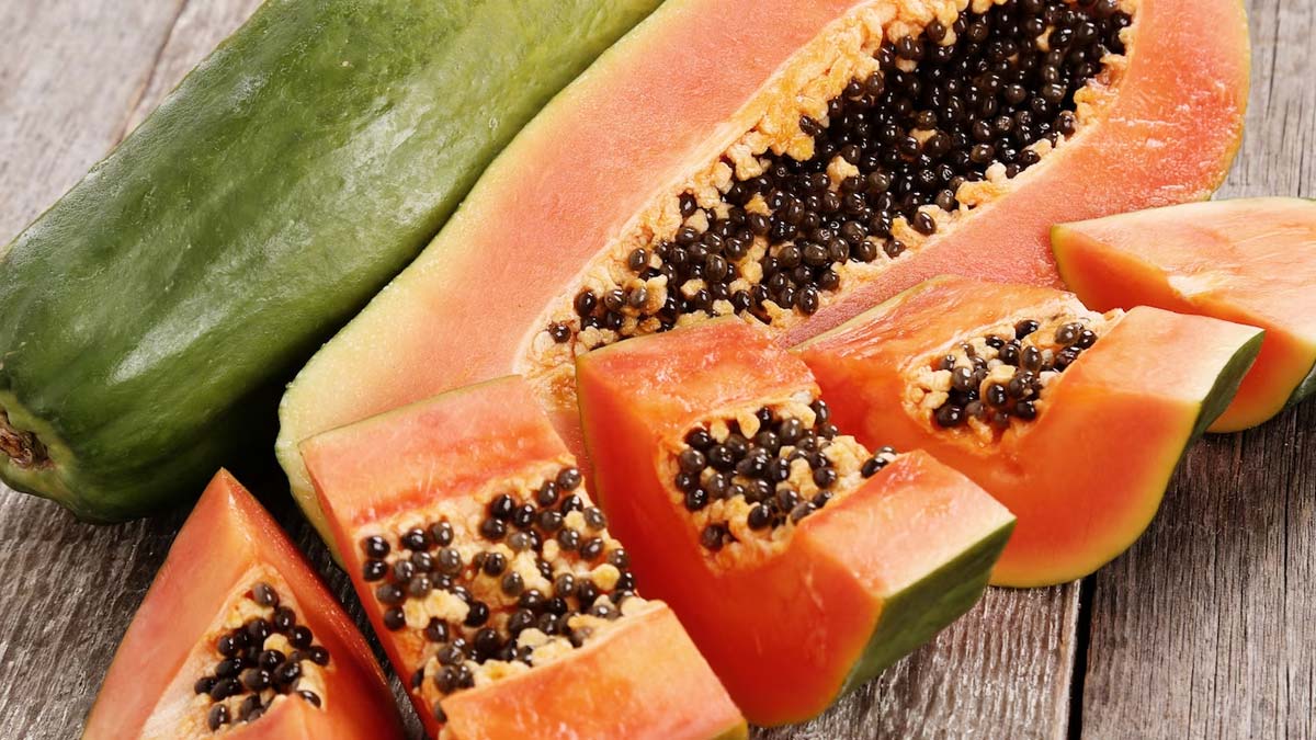 how to choose ripe papaya