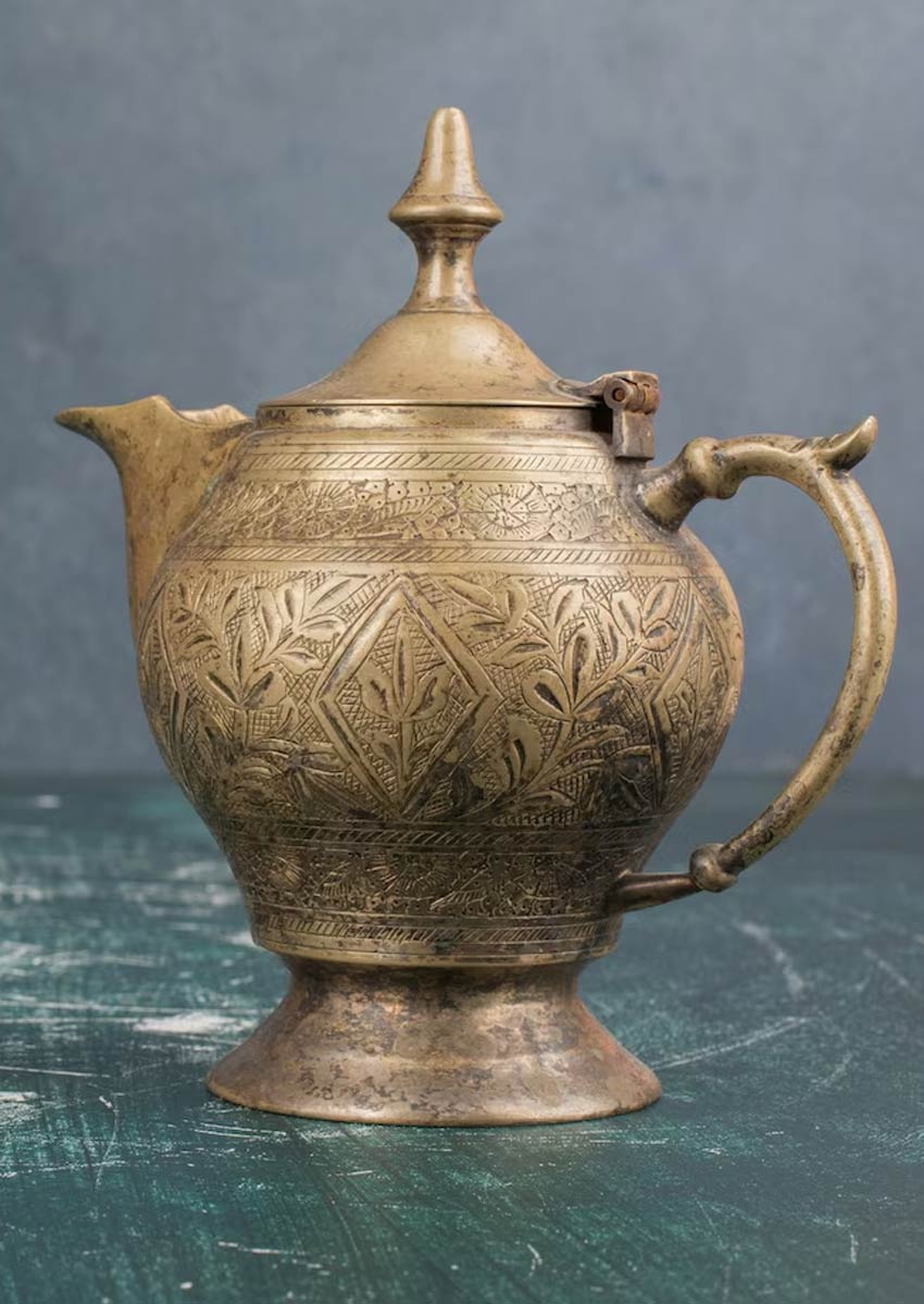 how to clean bronze utensils in hindi