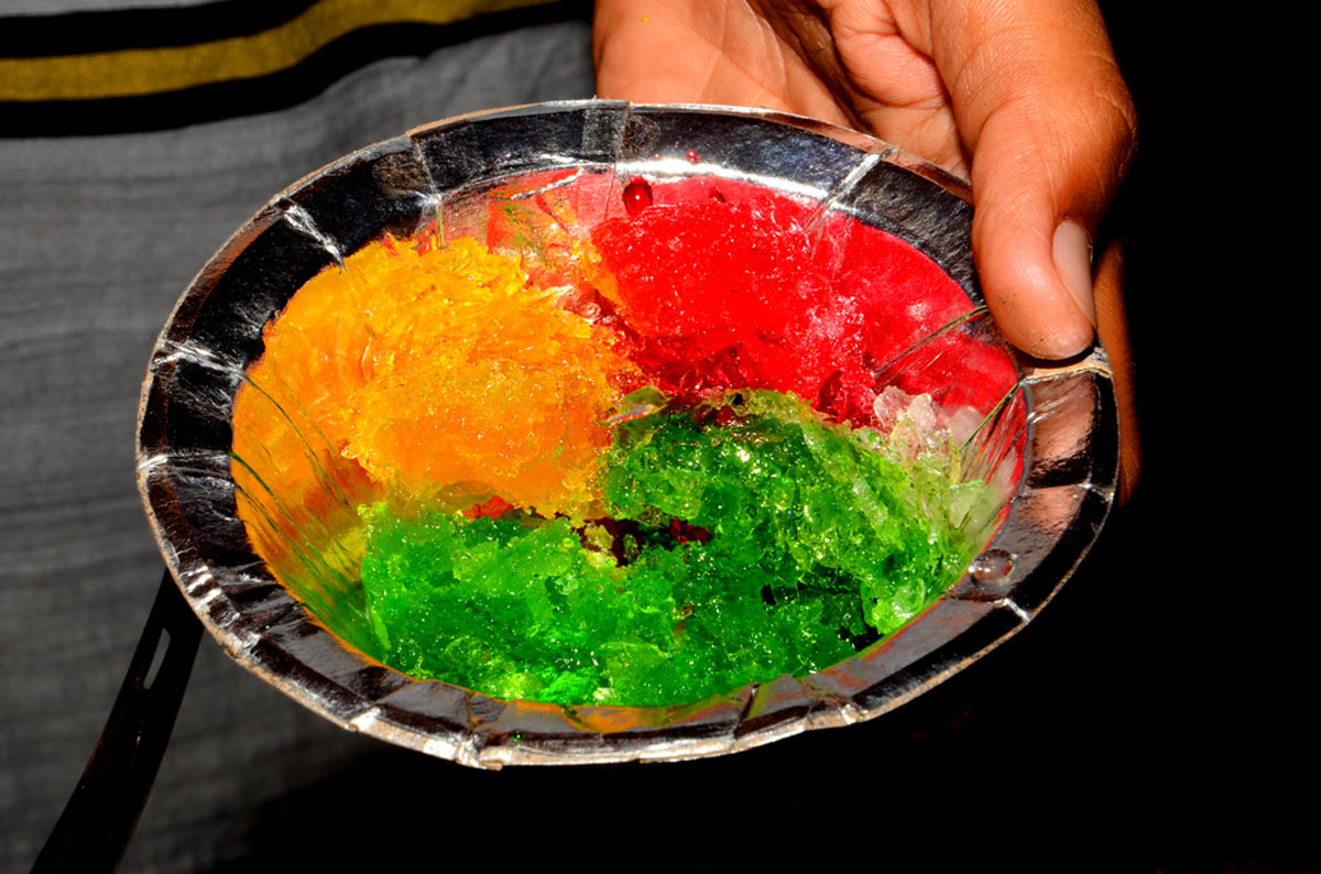 how to make ice gola at home without machine