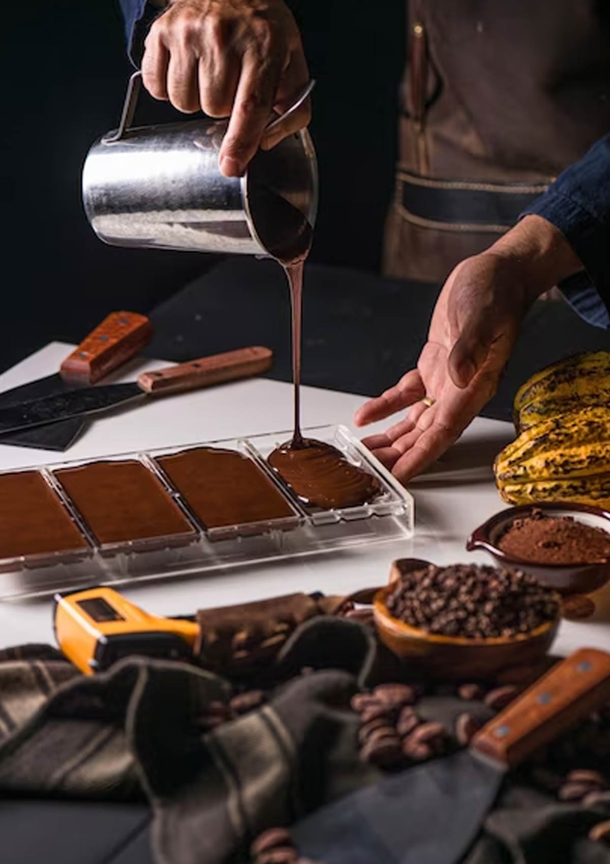 how to store liquid chocolate