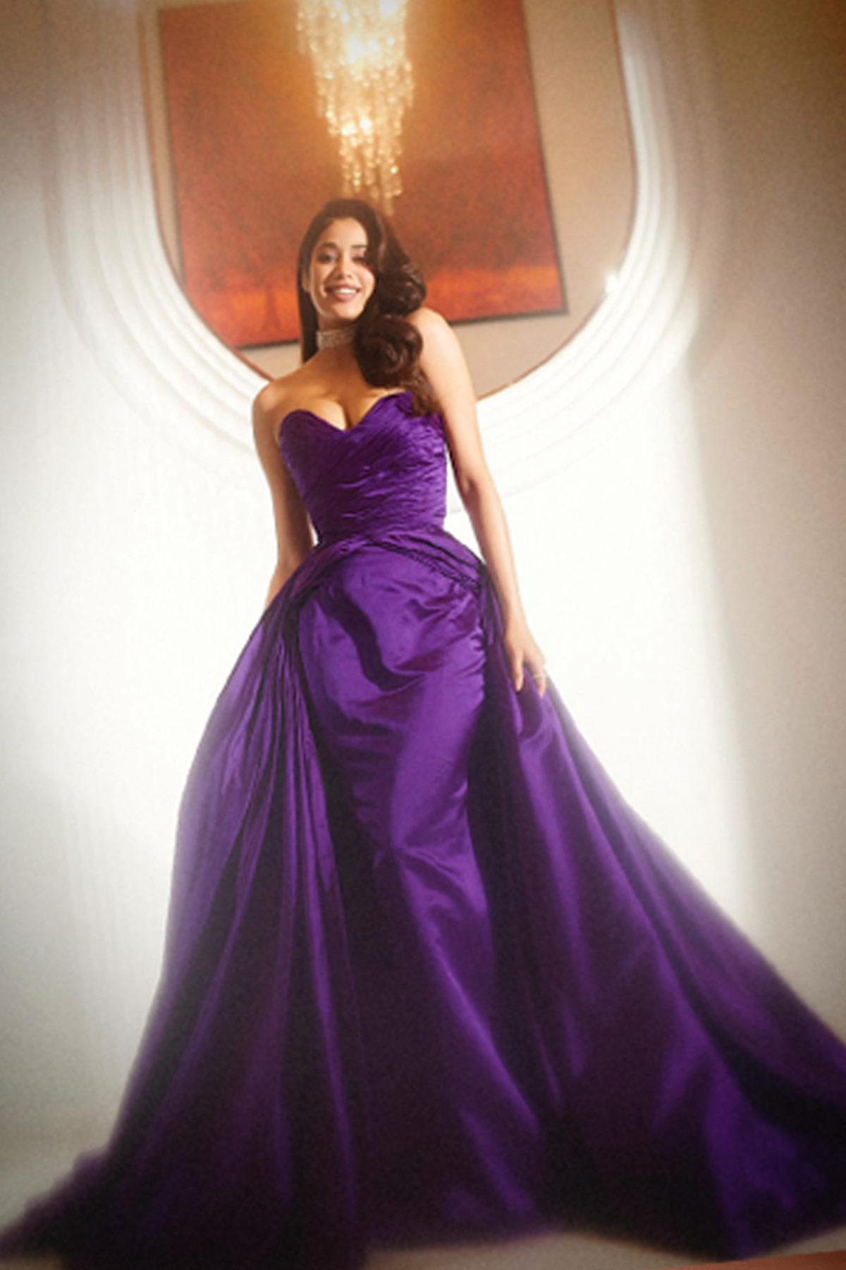 janhvi kapoor in gown