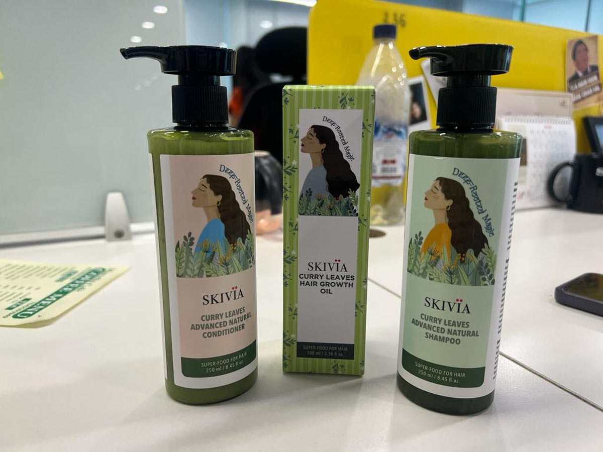 skivia hair care range