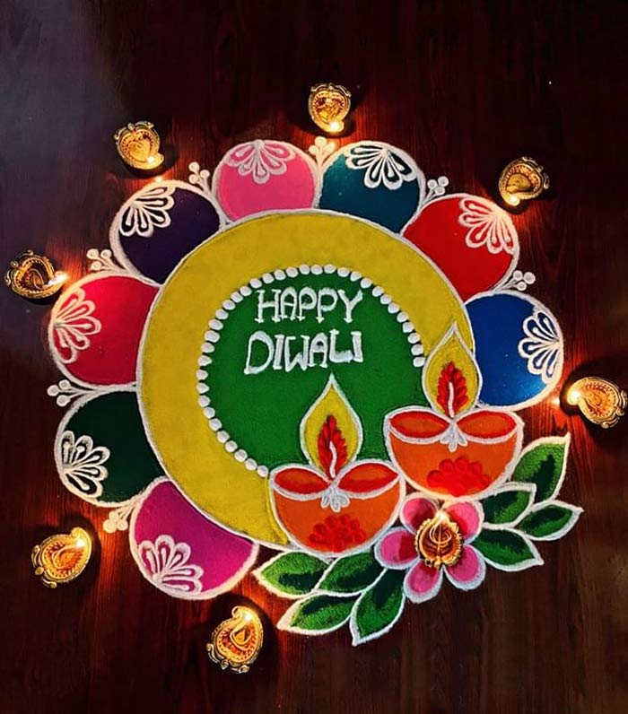 Bangles Rangoli Designs For Diwali