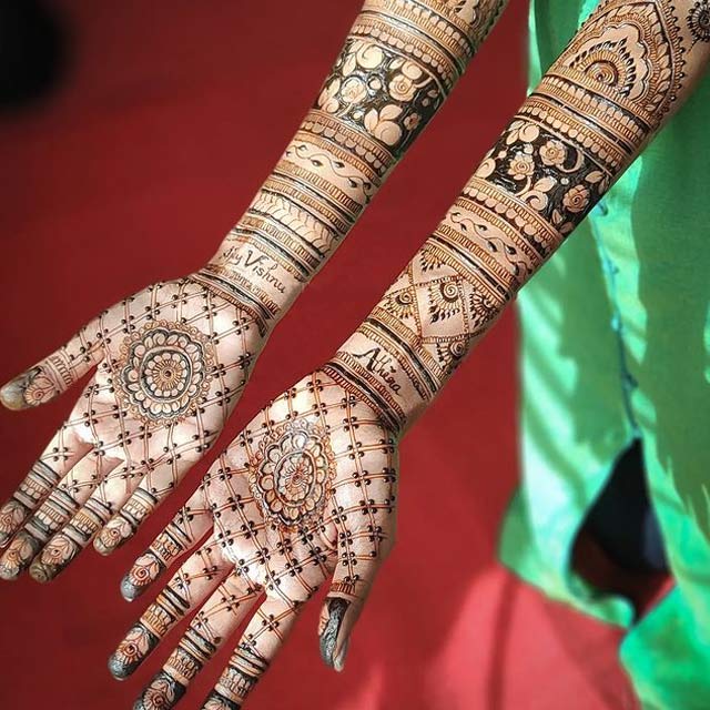 Jaal mehndi designs