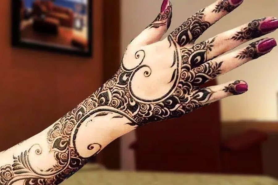 Turkish Mehndi Art pic