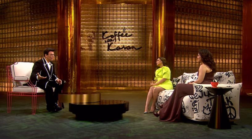 kwk funny banters rani and kajol