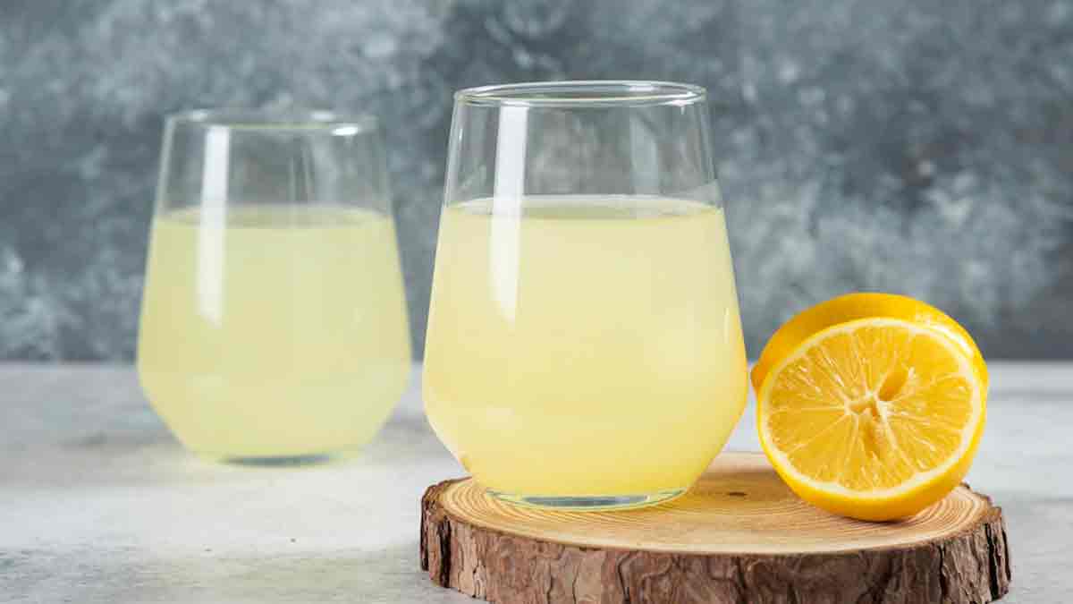 lemon water