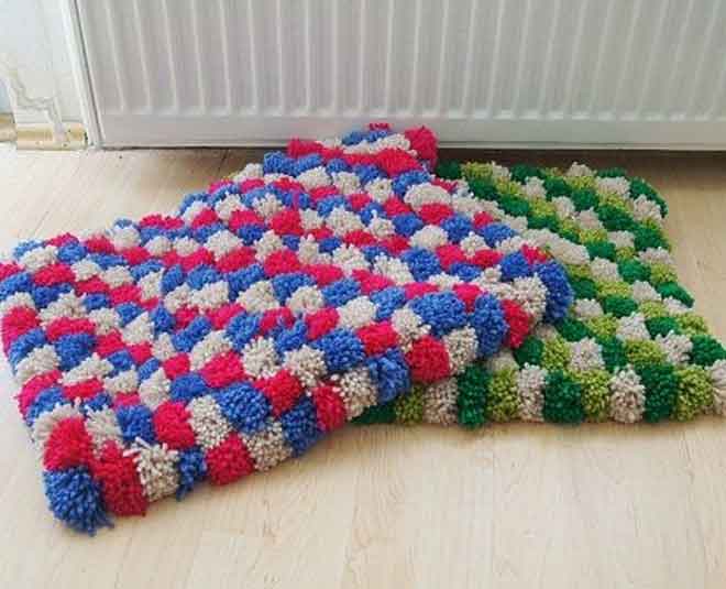 old Cushion Cover Reuse as doormat