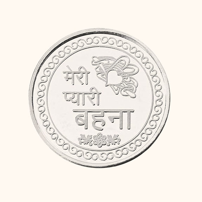 silver coin for sister
