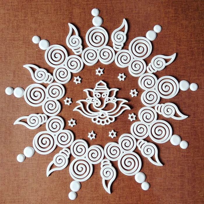 south indian rangoli borders