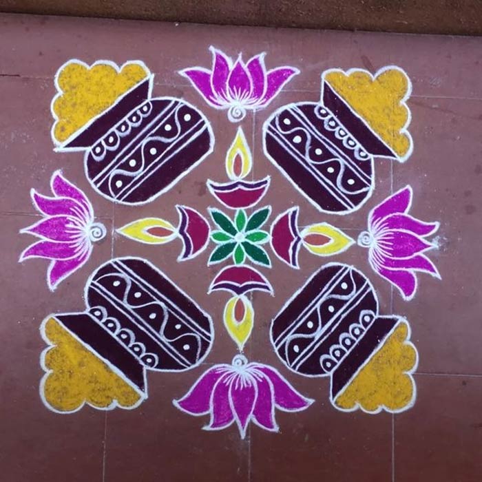 south indian rangoli designs simple,