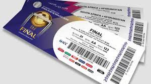 Cricket Match Ticket