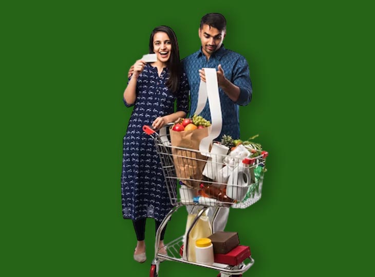 festival and grocery shopping