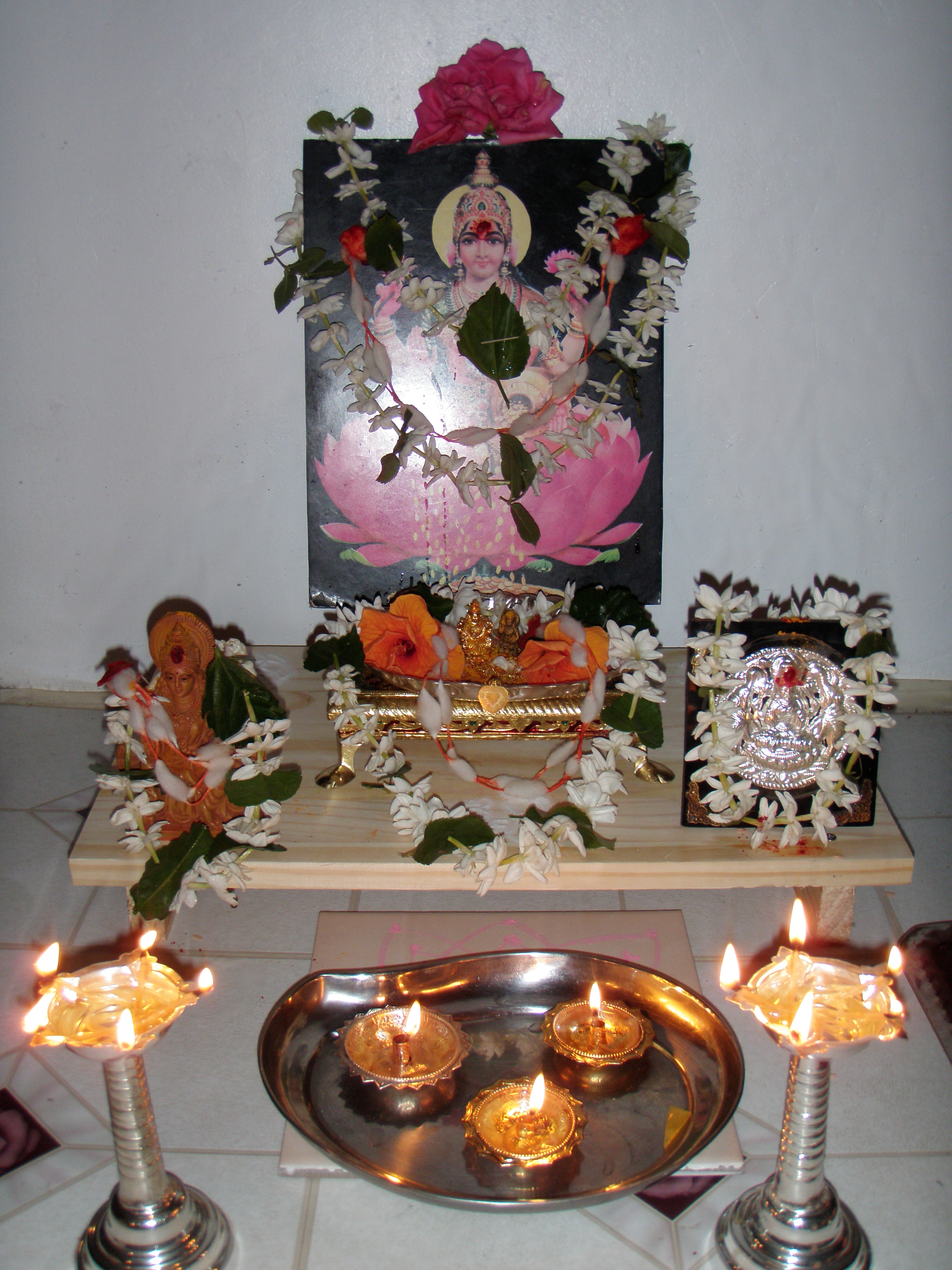 ghar mein kaha rakhen maa lakshmi ki photo