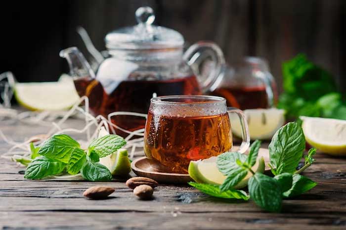 herbal tea waist fat