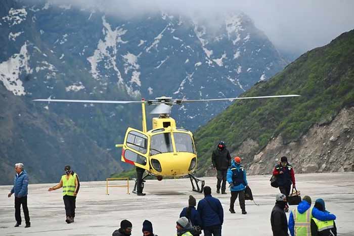 how to book helicopter for kedarnath