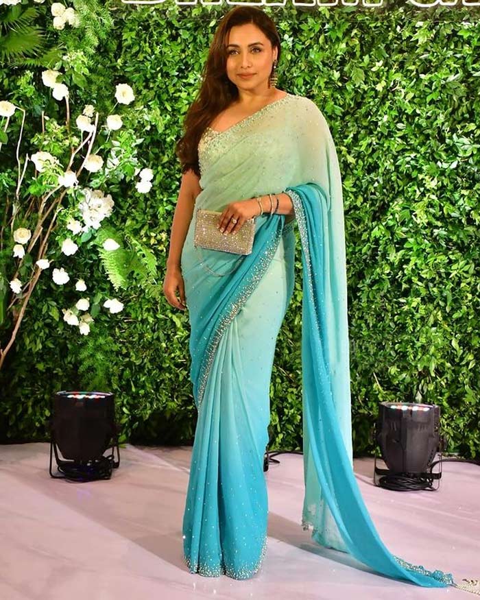 ombre saree design