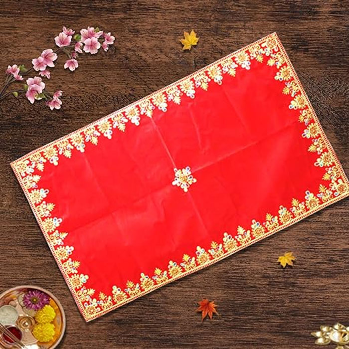 pooja cloth cleaning