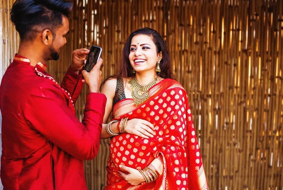 what to wear on karwa chauth if pregnant