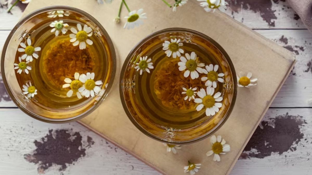 Chamomile flowers tea site