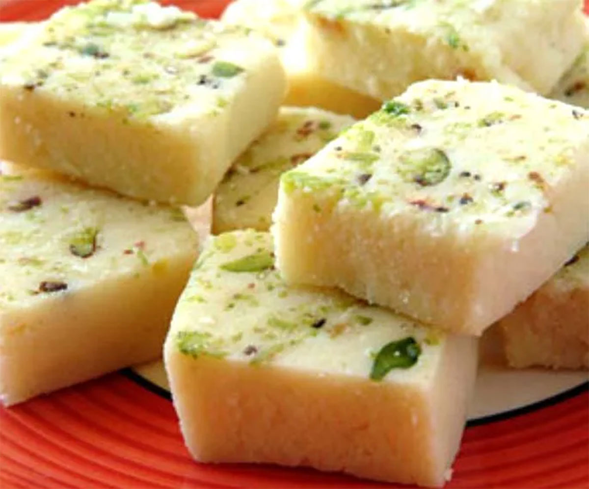 Coconut burfi easy recipe