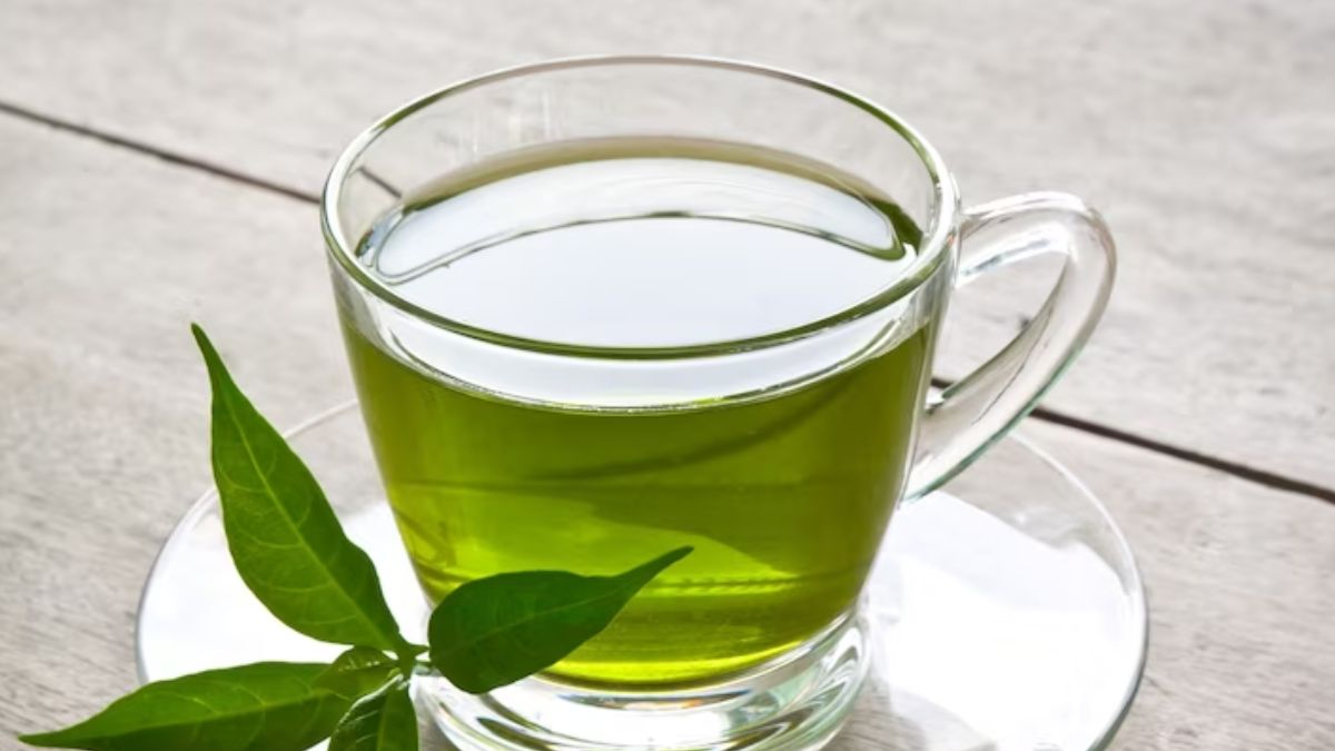 Green tea drink site