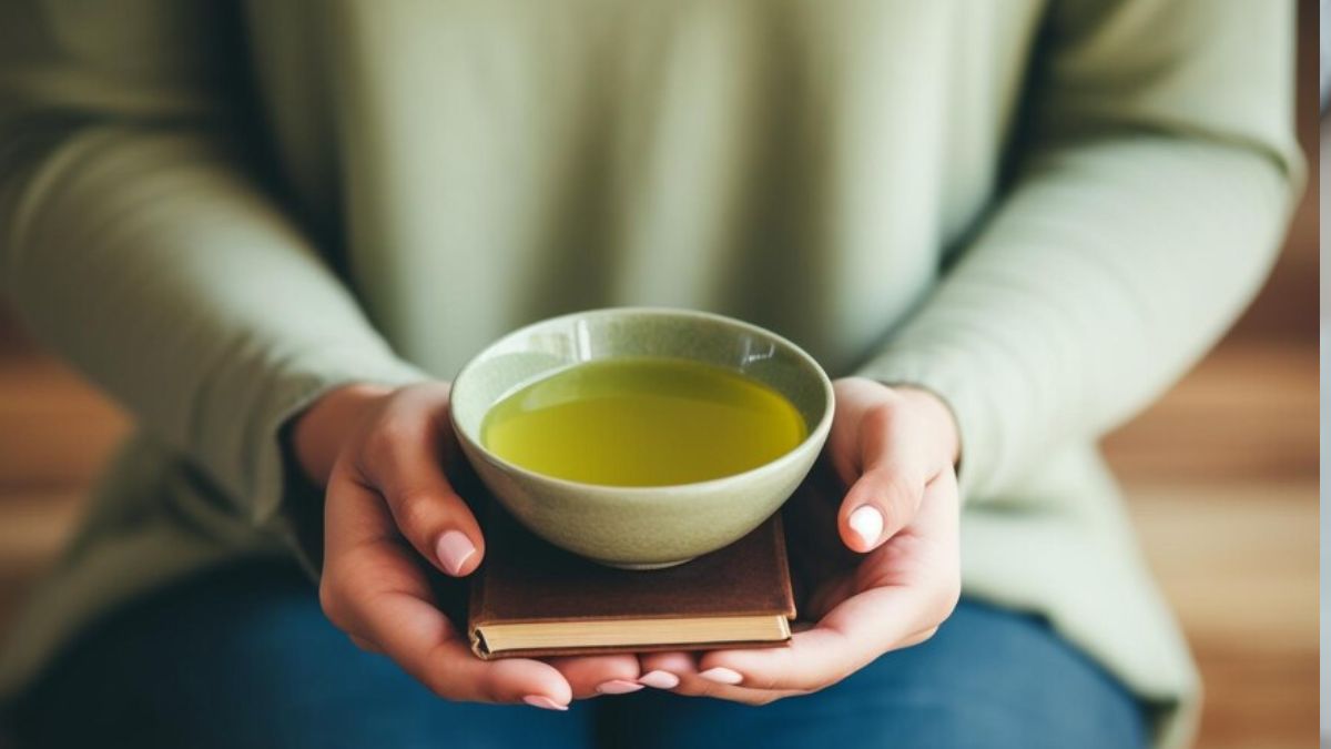 Green tea drink site