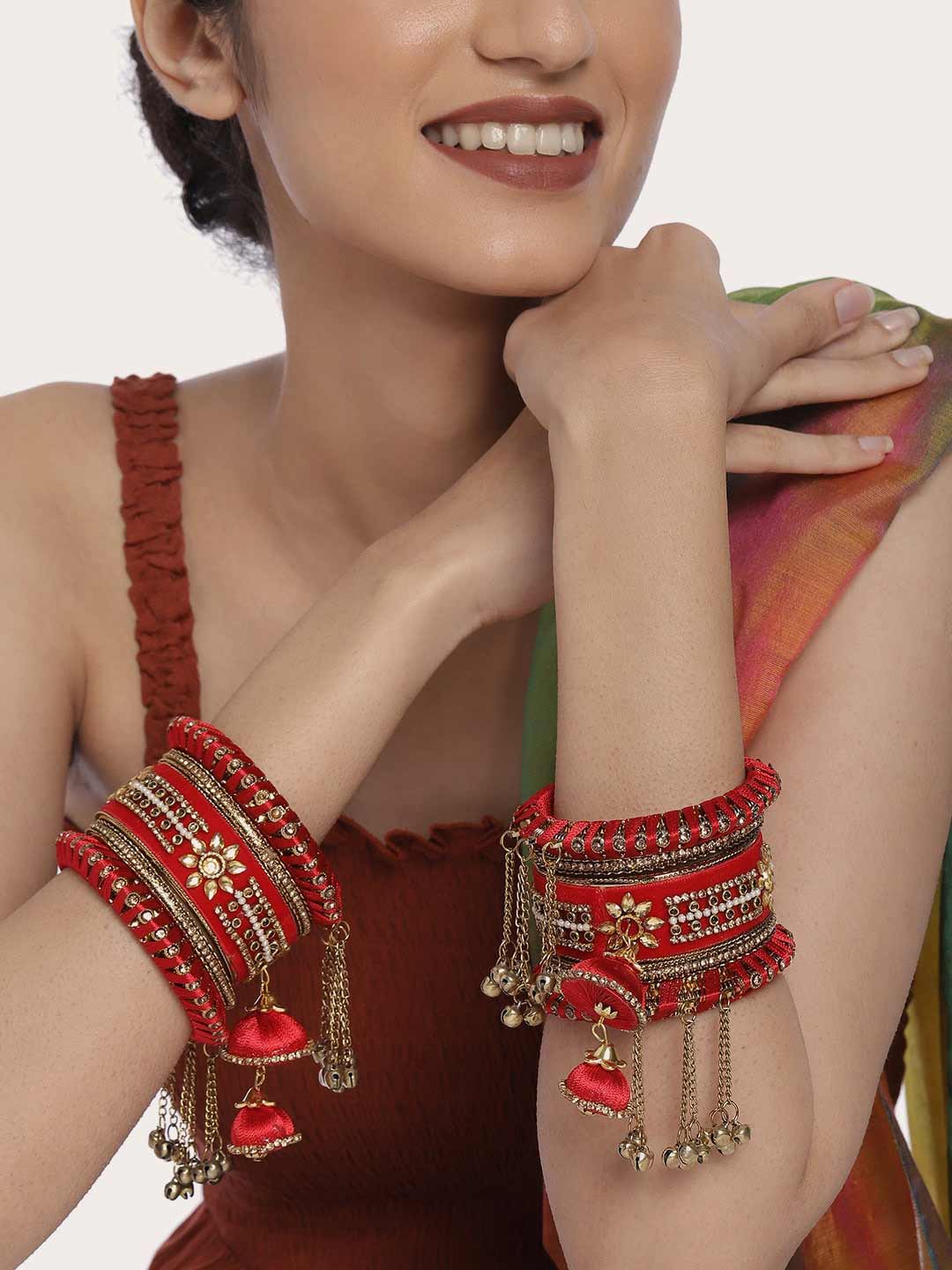 Kundan work Chooda designs