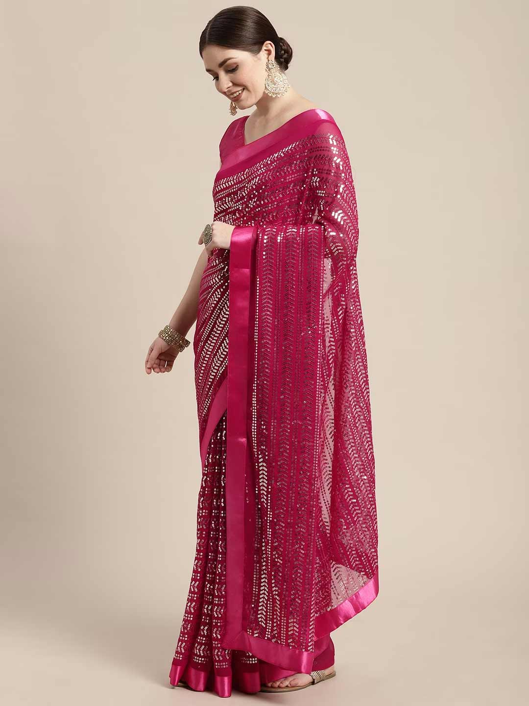 Style Sequence work saree