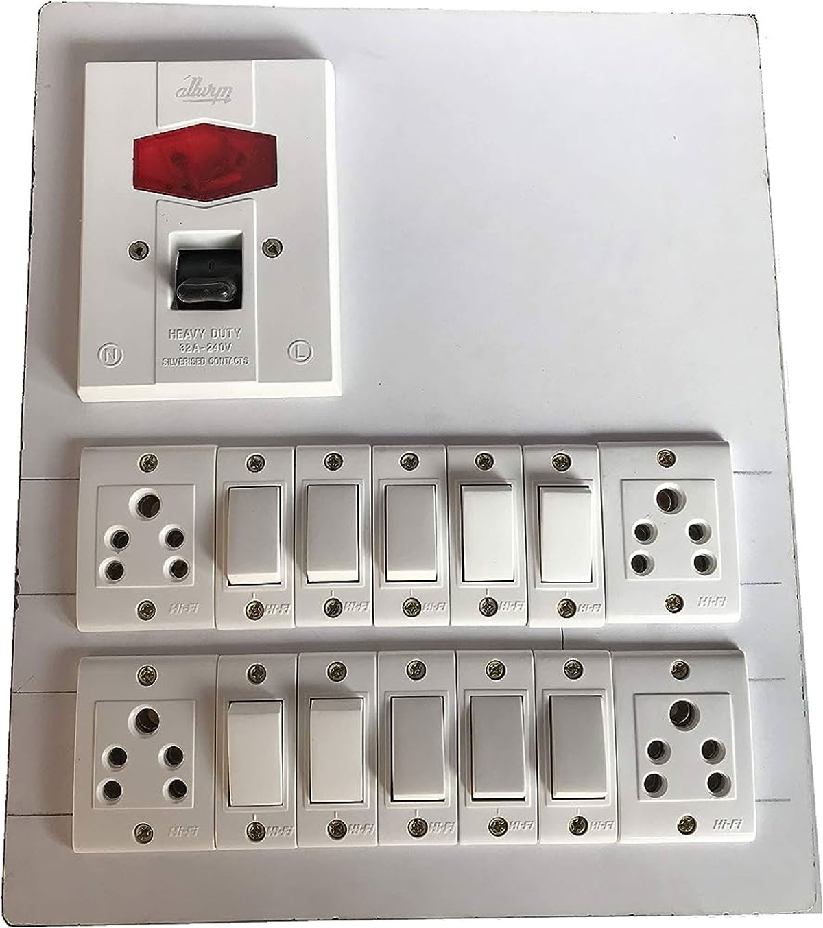 Why are electric switches white