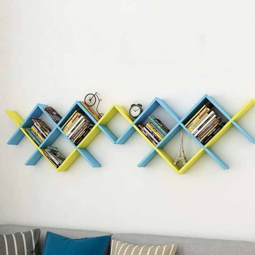 bookshelf wall design
