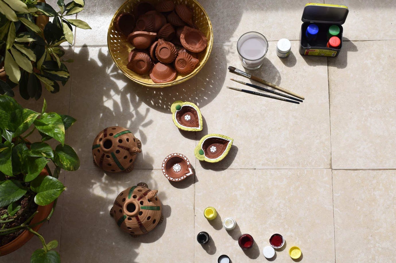 eco friendly ganpati diya