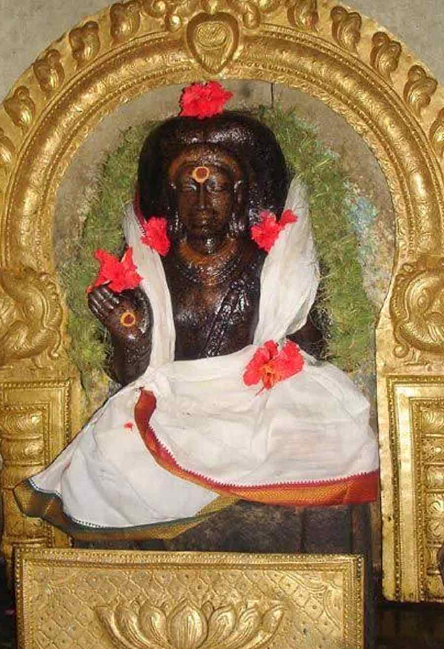 in which state lord ganesha idol has human head