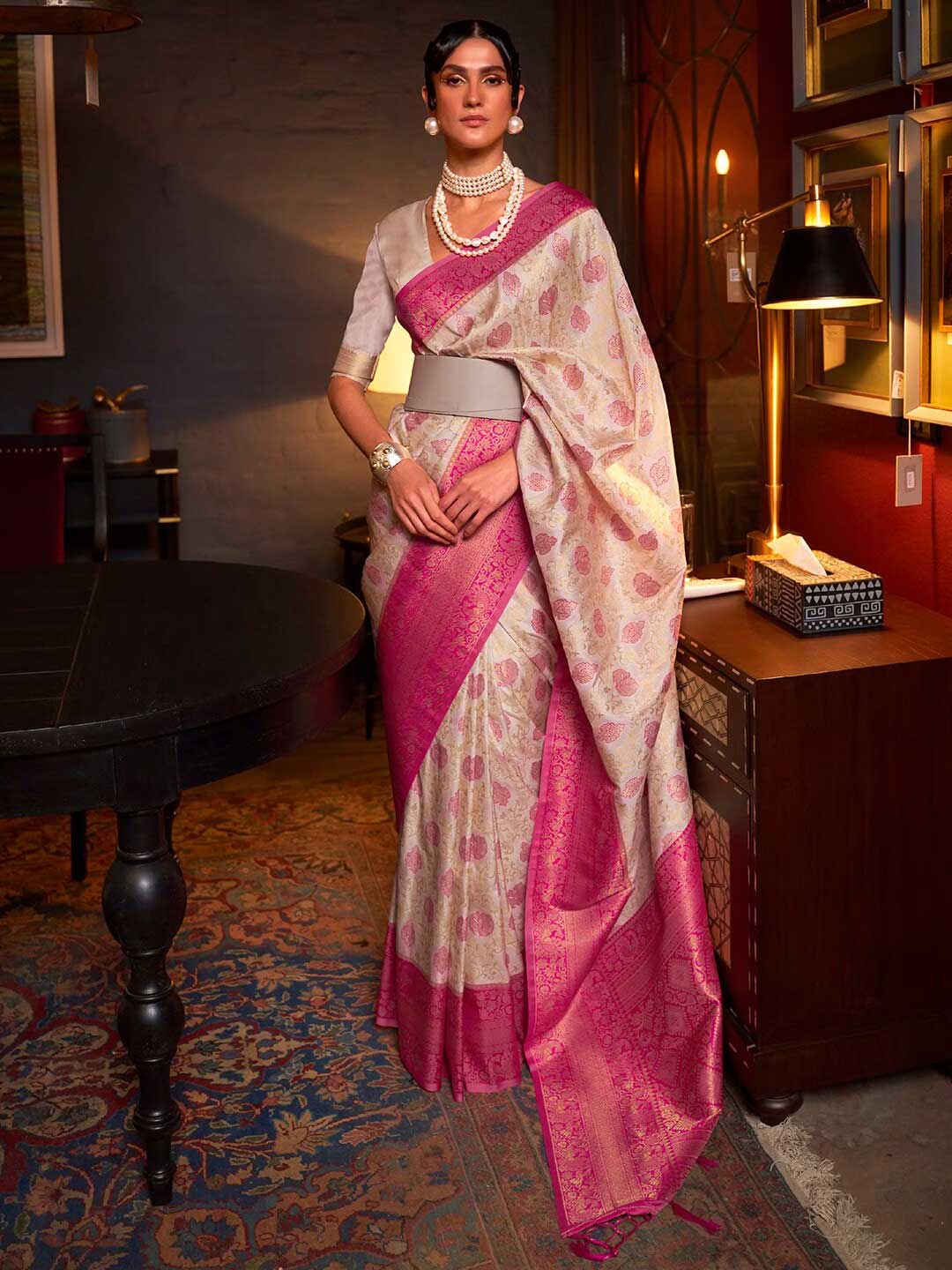 light pink subtle silk