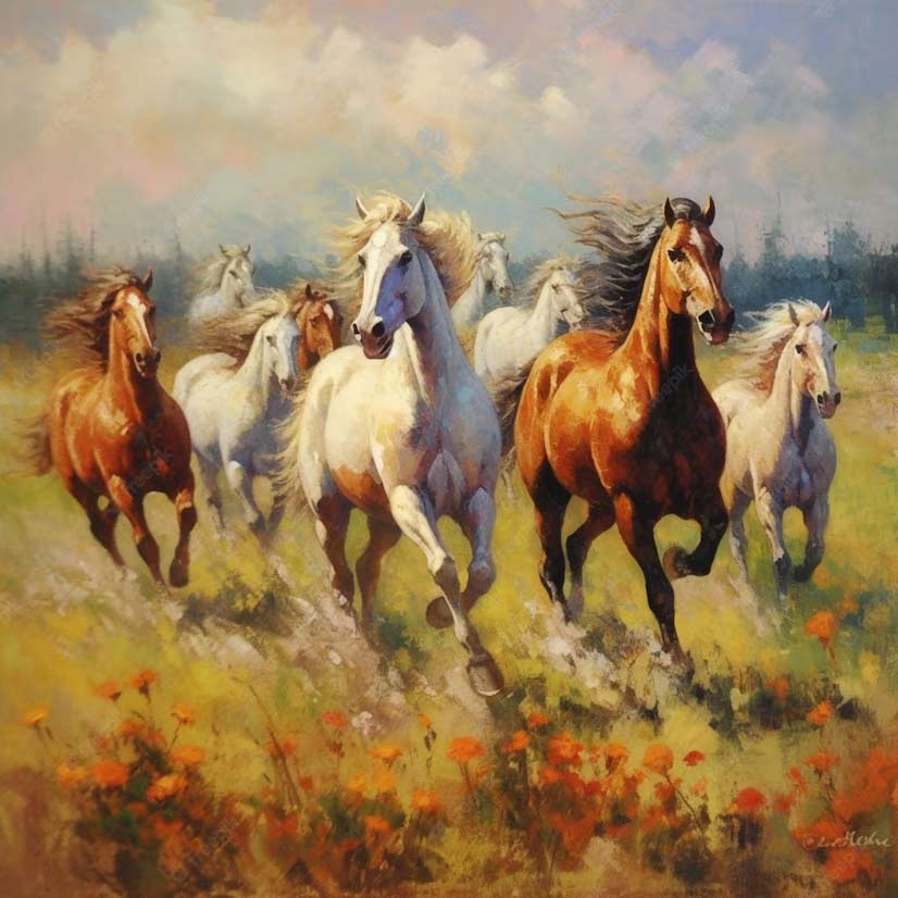 vastu tips for running horses painting