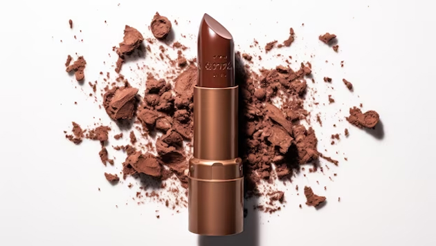 Dark Brown lipstick shade