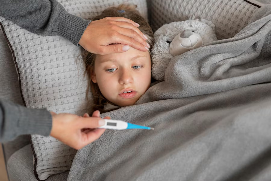 Dont cover baby in fever