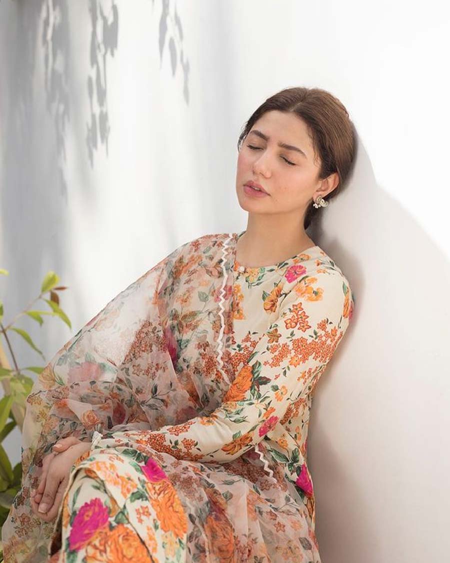 Floral Print Salwar Kameez Look