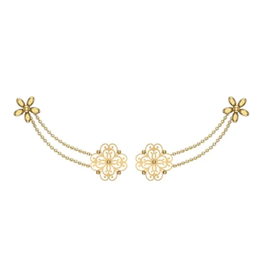 GOLD EARRINGS dishis