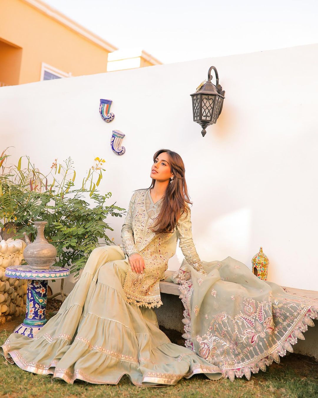 Iqra Aziz’s Sharara Set