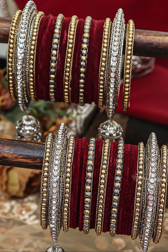 Pearl designs bangles