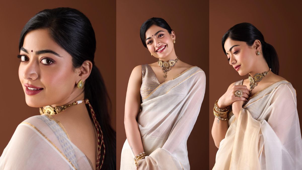 Rashmika Mandanna’s Brocade Blouse