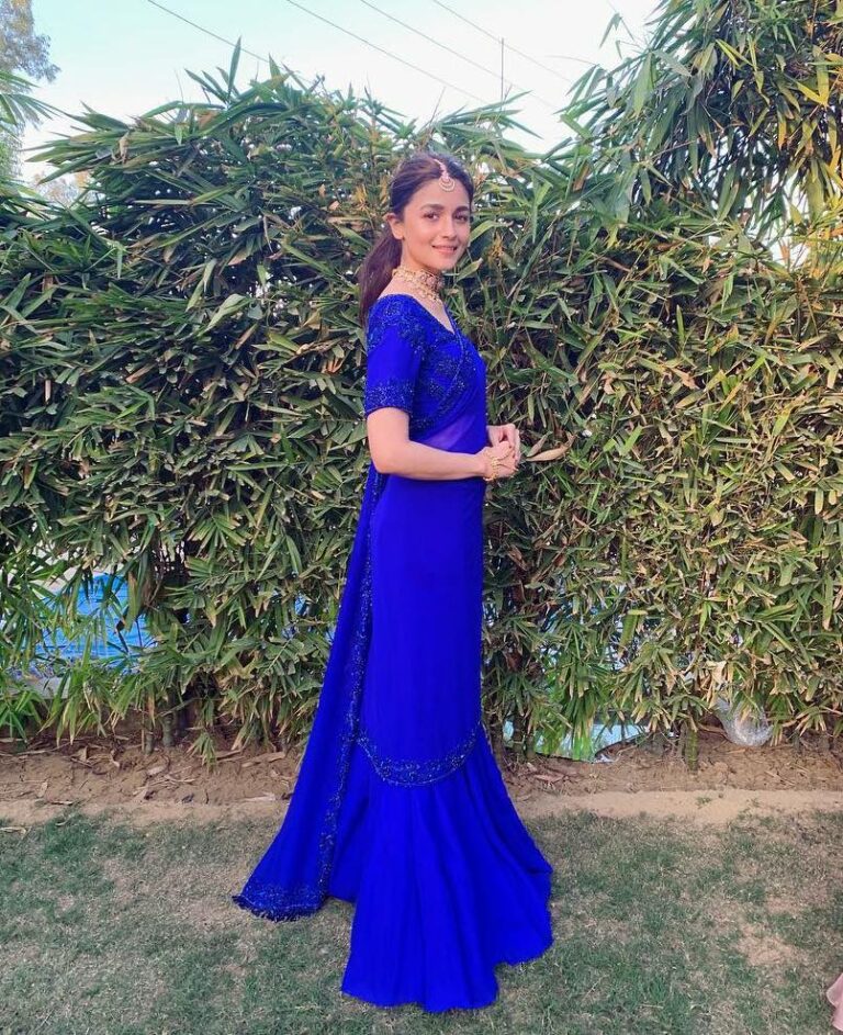 Royal Blue Manish Malhotra lehenga